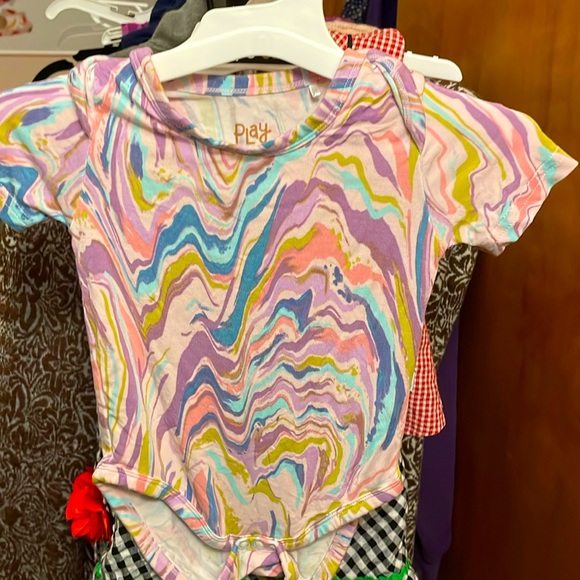 Little Sleepies Bamboo Marble Swirl Onesie size 6-12 months - Picture 1 of 3